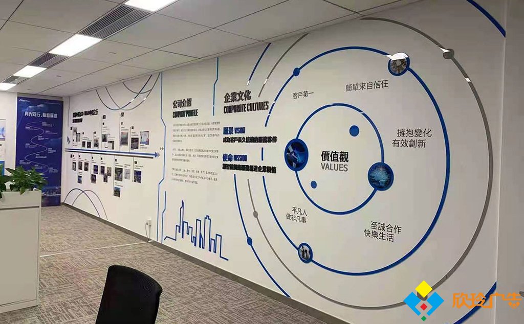 深圳南山企业文化墙设计制作